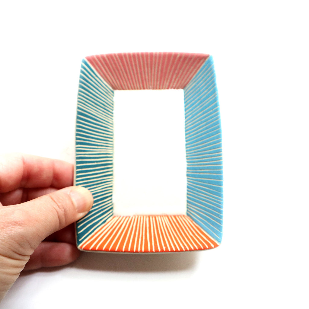 Multi-Color Rectangular Dish