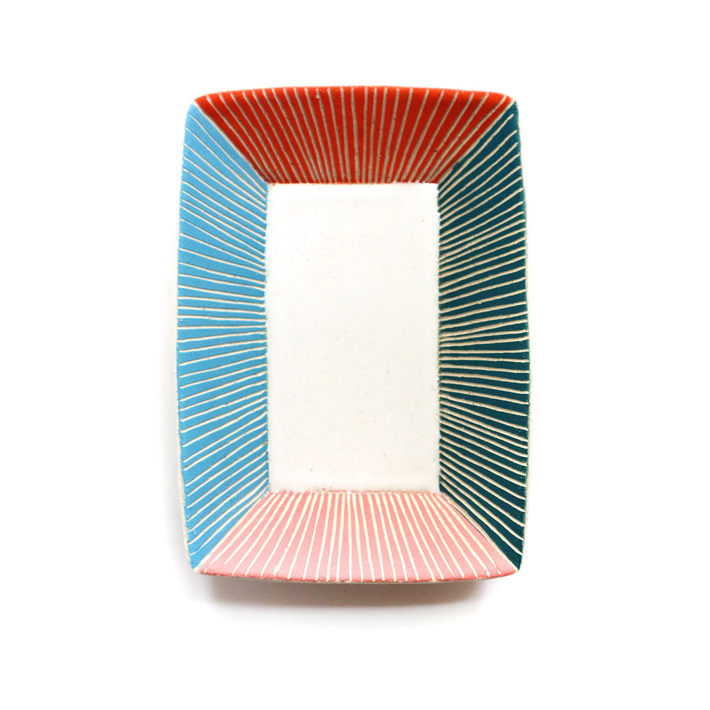 Multi-Color Rectangular Dish