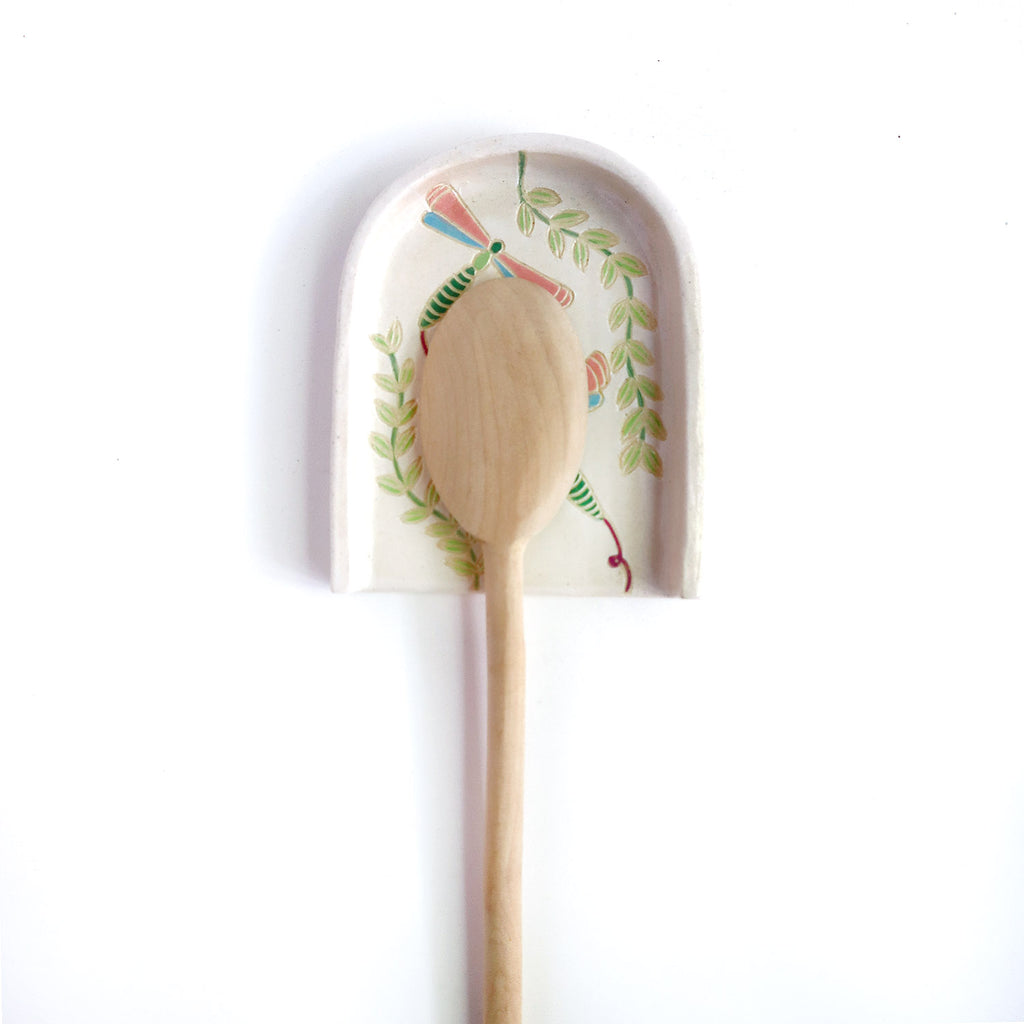 Spoon Holder, Dragonflies