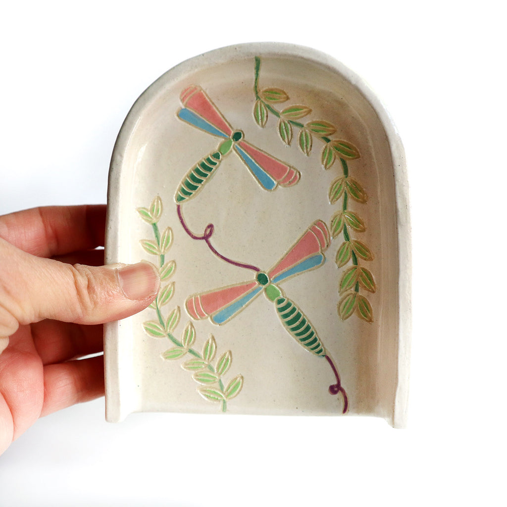 Spoon Holder, Dragonflies