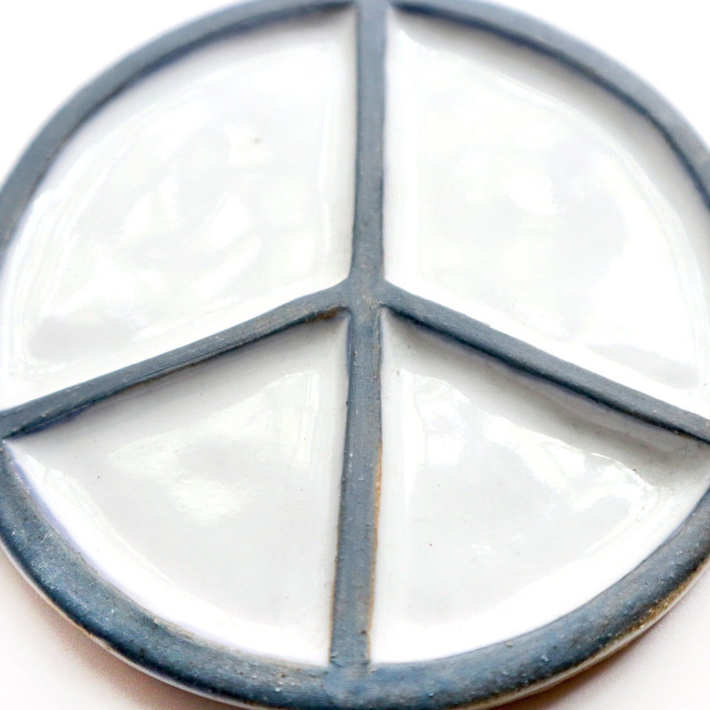 Peace Sign Paint Palette, Blue