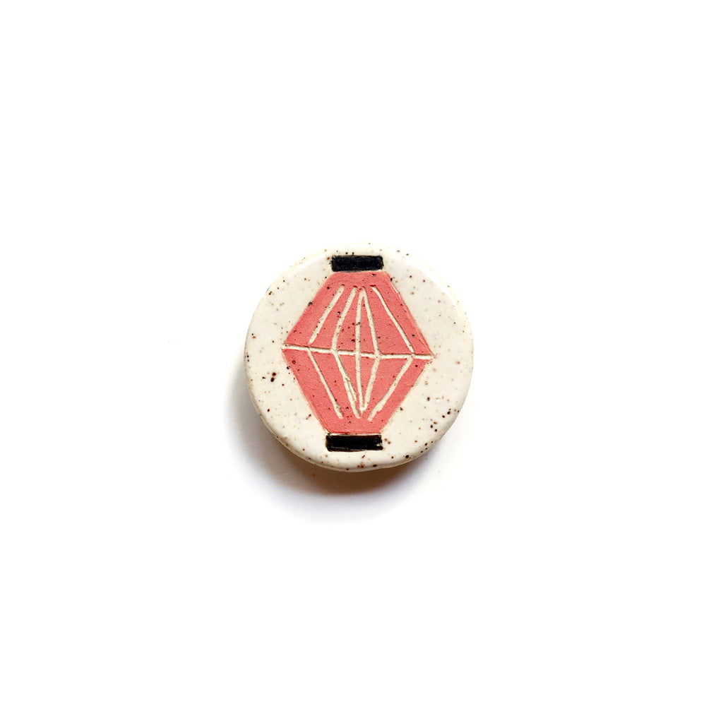 Pink Lantern Magnet