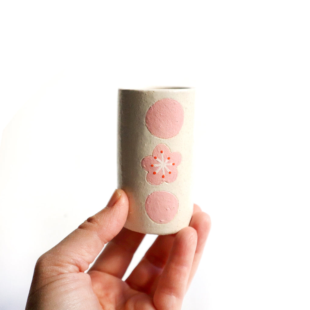 SECOND/Sakura Bud Vase/shot glass/toothbrush holder