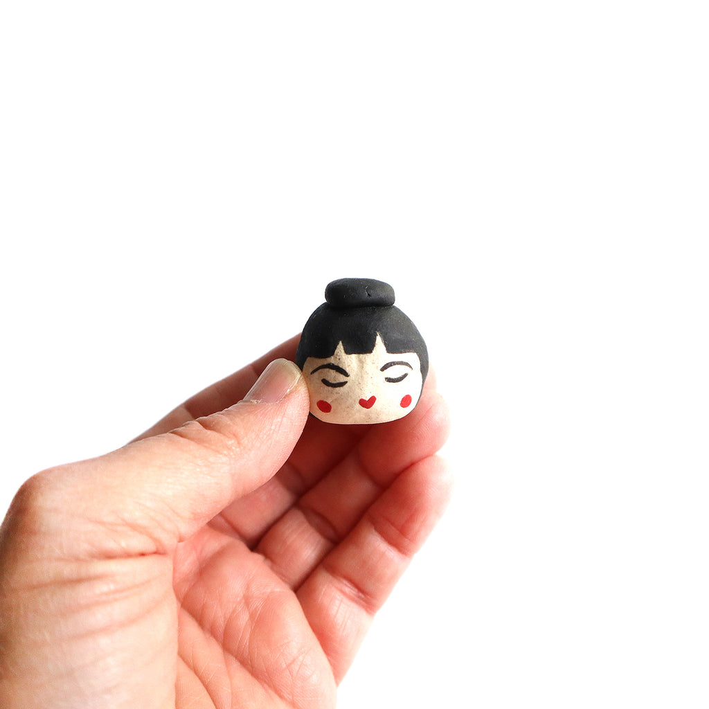 Teeny Tiny Kokeshi Incense Holder