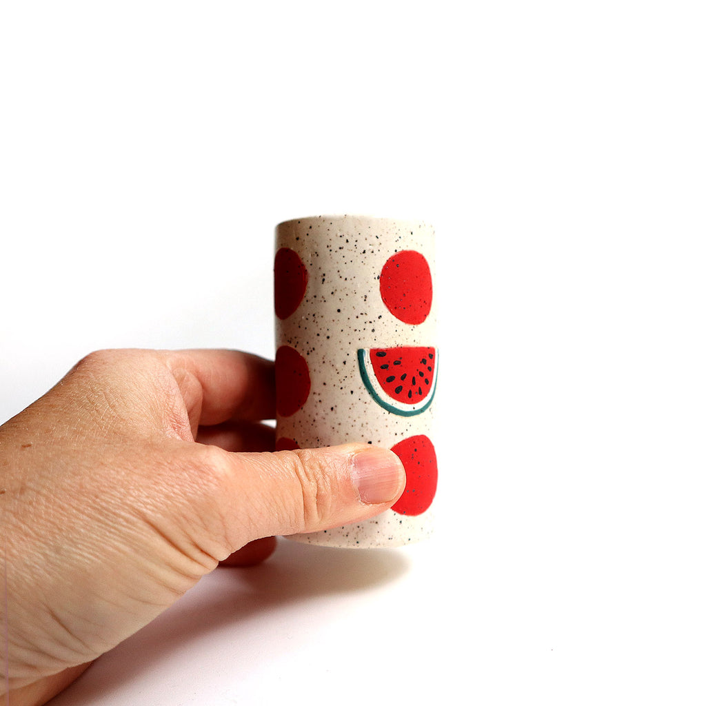 Watermelon Bud Vase/shot glass/toothbrush holder