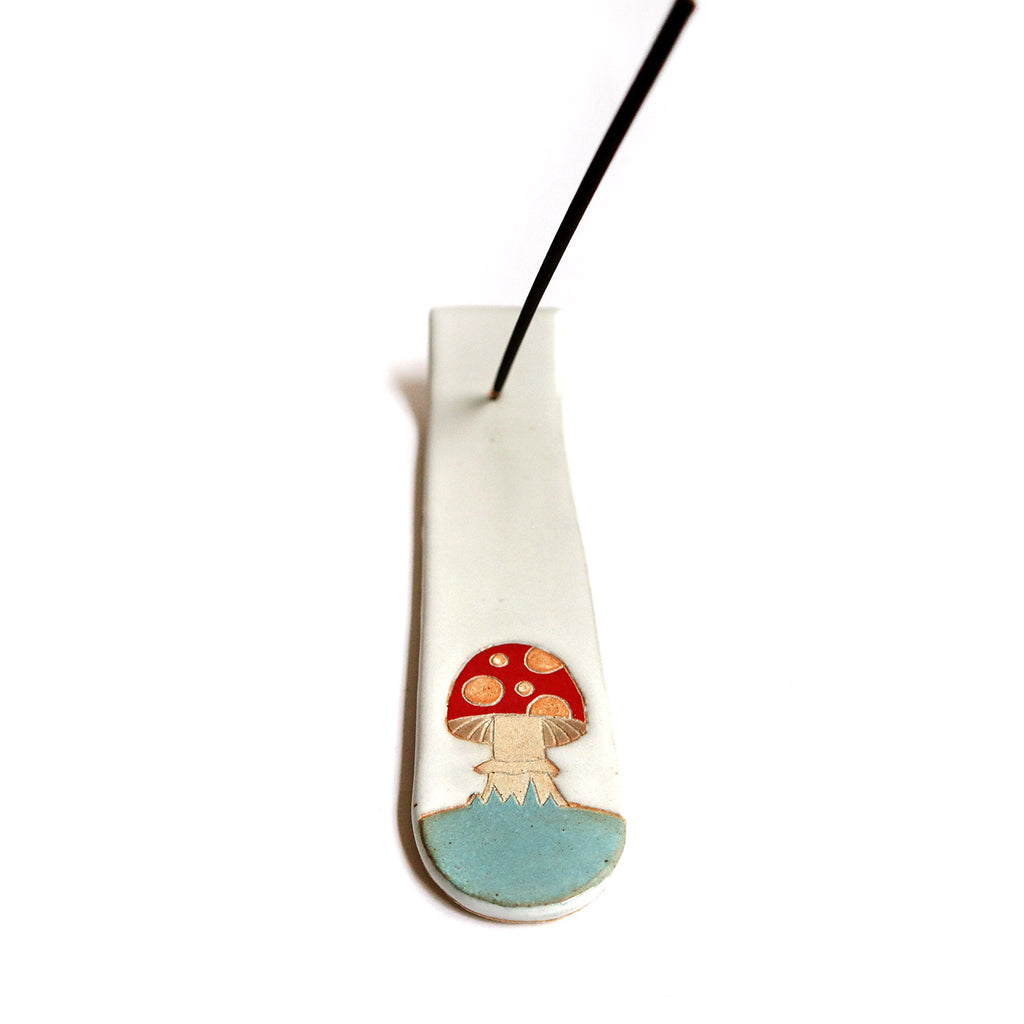 Red Mushroom Incense Tray