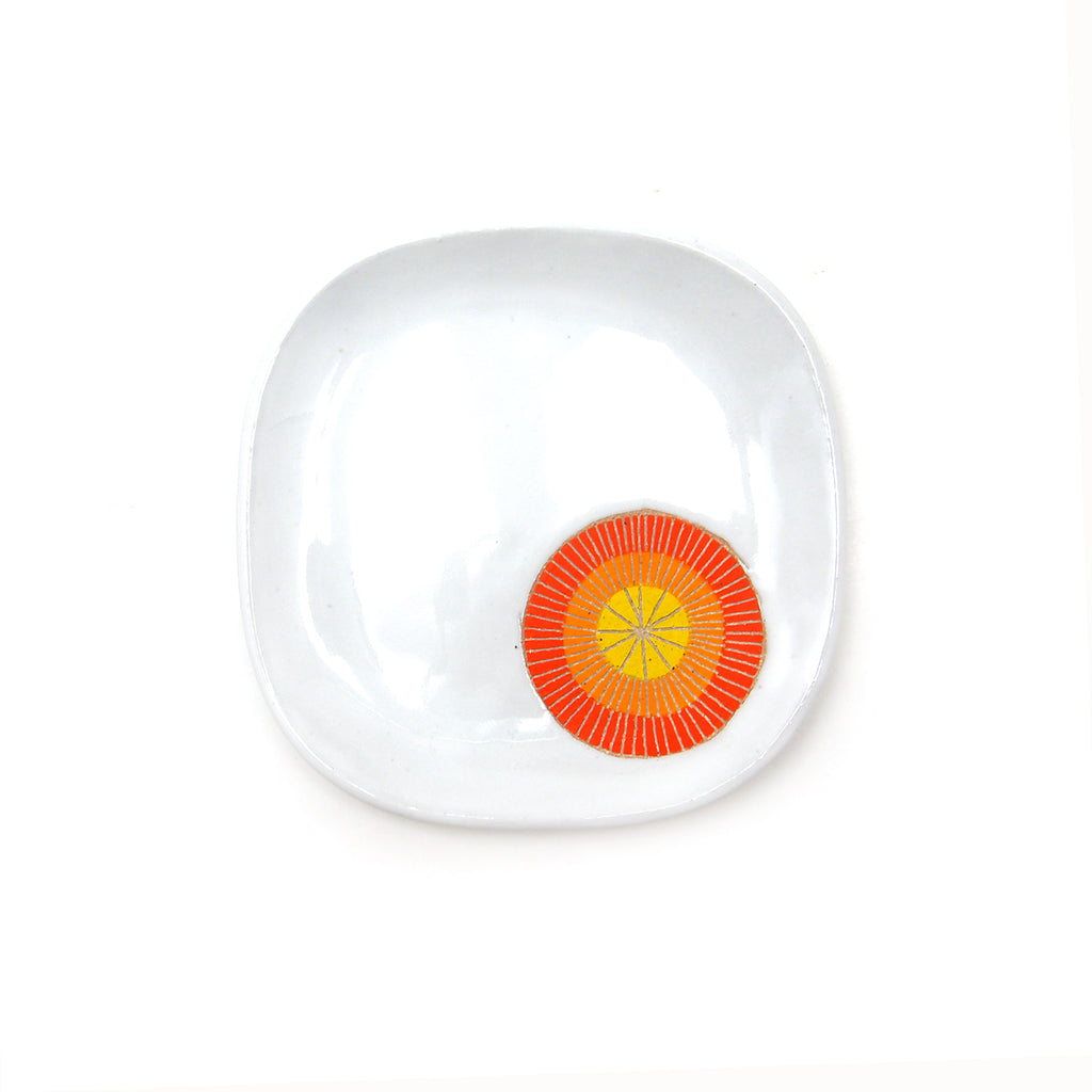 Sunrise Square Snack Dish